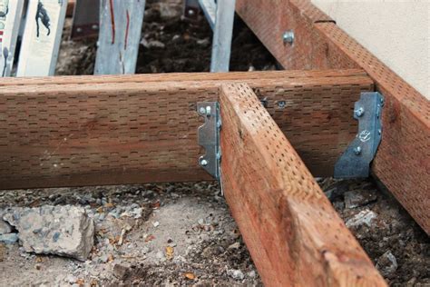 decking metal brackets|decking joist support brackets.